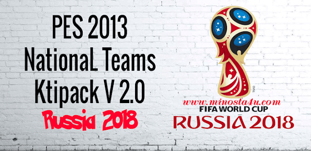 PES 2013 National Teams Kitpack V2.0 Russia 2018