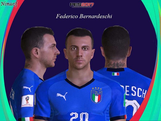 وجه فيديريكو برنارديشي 2021 بيس 2017